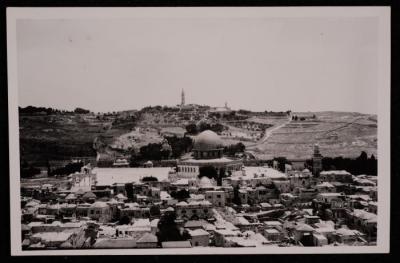 A Photograph of the Dome of the Rock in Jerusalem, by Yousef Albina, the 1920s -30s
