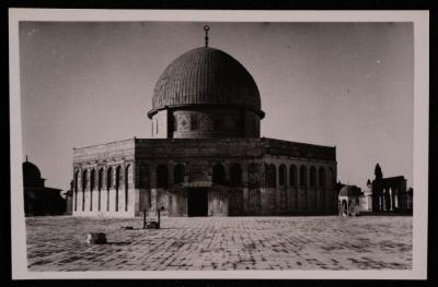 A Photograph of the Dome of the Rock in Jerusalem, by Yousef Albina, the 1920s -30s