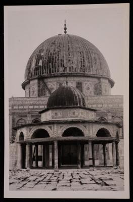 A Photograph of the Dome of the Rock and the Cupola of the Chain in Jerusalem, by Yousef Albina, the 1920s -30s 