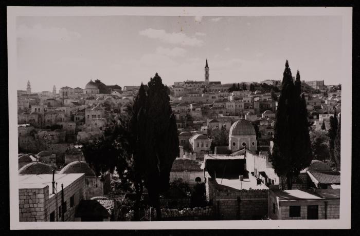A Photograph of the Armenian Catholic Patriarchate in the Old City of Jerusalem, by Yousef Albina, the 1920s -30s