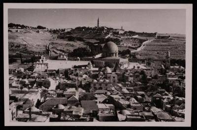 A Photograph of the Dome of the Rock in Jerusalem, by Yousef Albina, the 1920s -30s