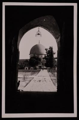 A Photograph of the Dome of the Rock in Jerusalem, by Yousef Albina, the 1920s -30s