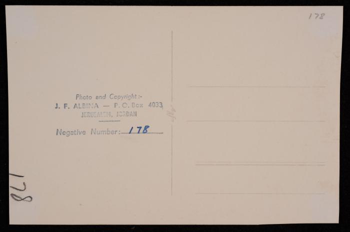 صورة لقبة الصخرة والمسجد الأقصى في مدينة القدس، تصوير يوسف البينا، شرينيات وثلاثينيات القرن الماضي