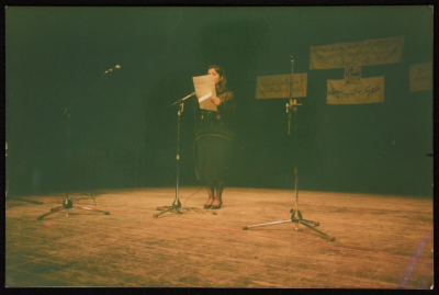 صورة من فعالية لاتحاد لجان العمل النسائي
