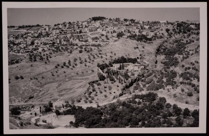 Abu Tor Neighborhood in Jerusalem,  by Yousef Albina, the 1920s -30s