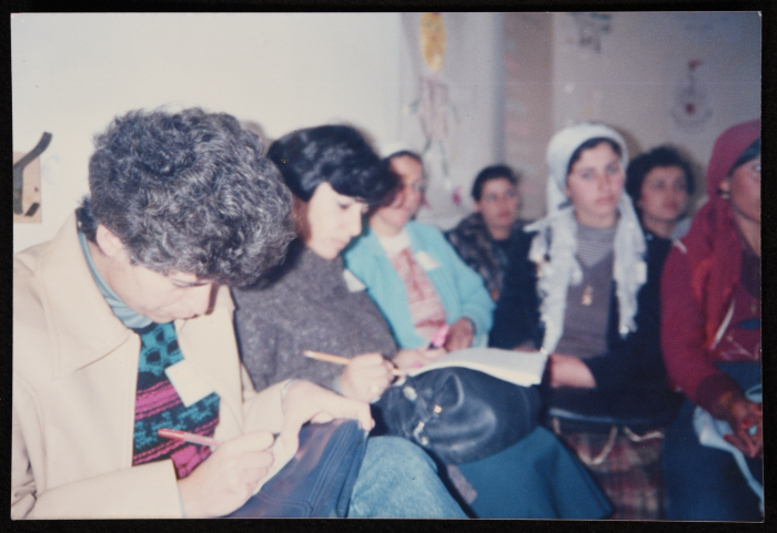 صورة من فعالية لاتحاد لجان العمل النسائي
