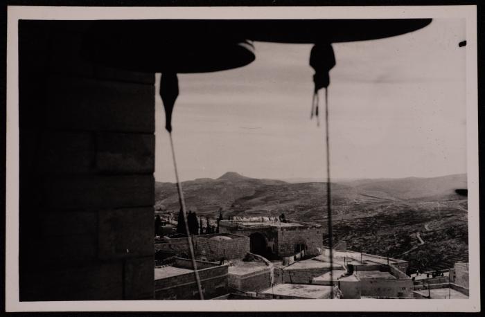 أسطح عدد من المنازل في بيت لحم، تصوير يوسف البينا، خمسينيات القرن العشرين