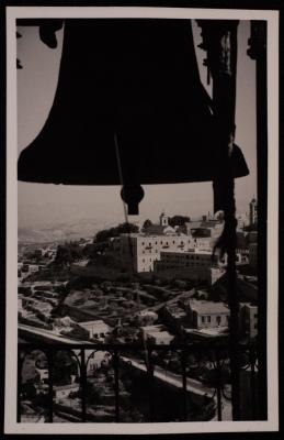 The Church of the Nativity Street in Bethlehem, a Photograph by Yousef Albina, the 1920s-30s