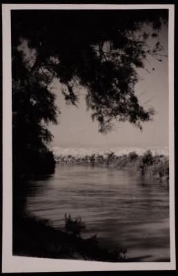 Al-Maghtas Site in the Jordan River, a Photograph by Yousef Albine, the 1950s 