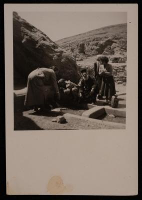 صورة لبئر موسى عليه السلام في الأردن، تصوير يوسف البينا، خمسينيات القرن الماضي