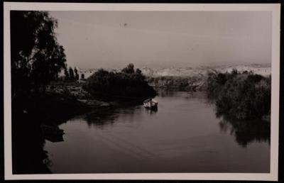 Al-Maghtas Site in the Jordan River, a Photograph by Yousef Albine, the 1950s 