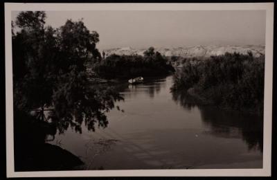 Al-Maghtas Site in the Jordan River, a Photograph by Yousef Albine, the 1950s 