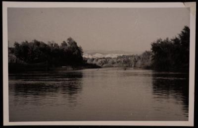 Al-Maghtas Site in the Jordan River, a Photograph by Yousef Albine, the 1950s 