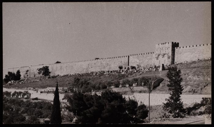 Ar-Rahma Gate in Jerusalem, the 1950s
