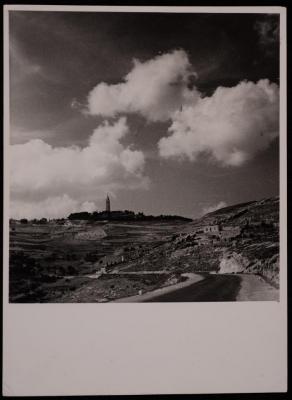 The Road Leading to Jerusalem, a Photograph by George Farrad, the 1950s