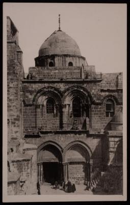 A Photograph of the Church of the Holy Sepulchre in Occupied Jerusalem Old City 