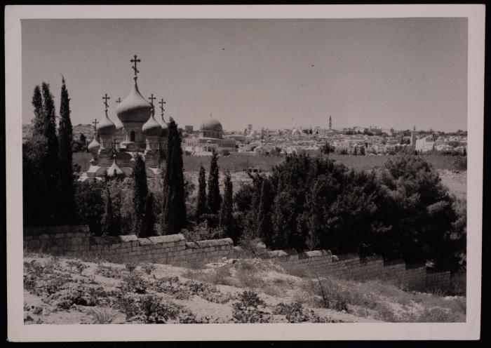 the Church of Mary Magdalene in Jerusalem, by Yousef Albina, the 1950s
