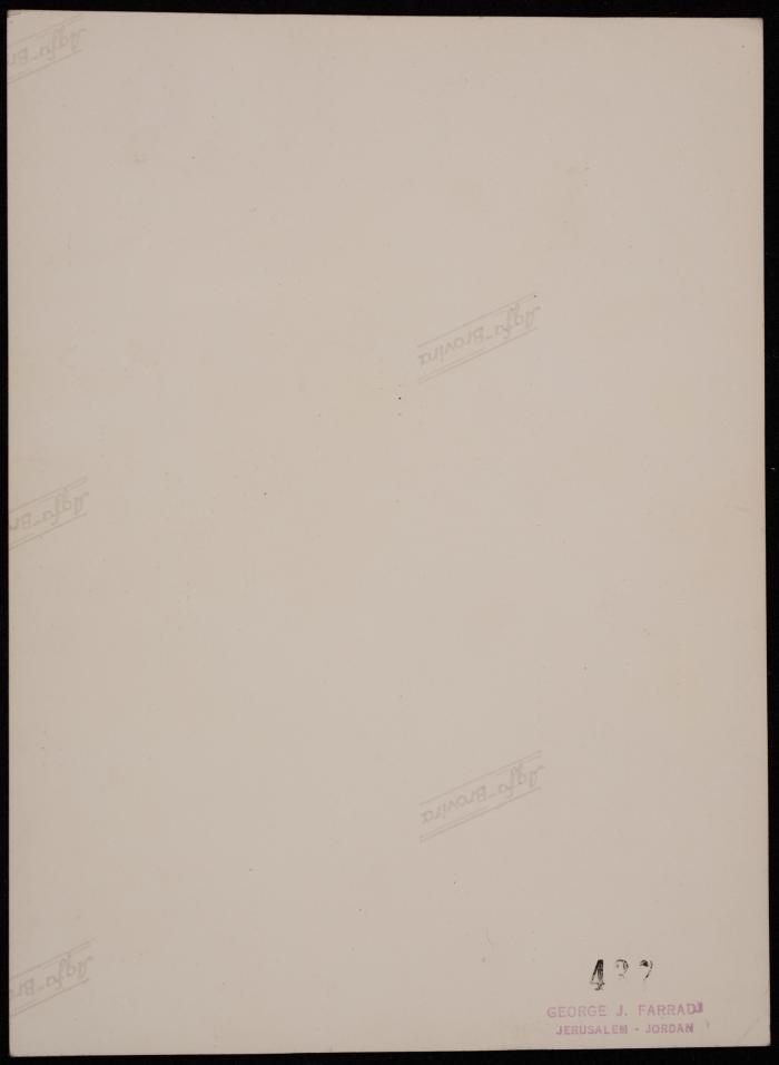 The Road Leading to Jerusalem, a Photograph by George Farrad, the 1950s