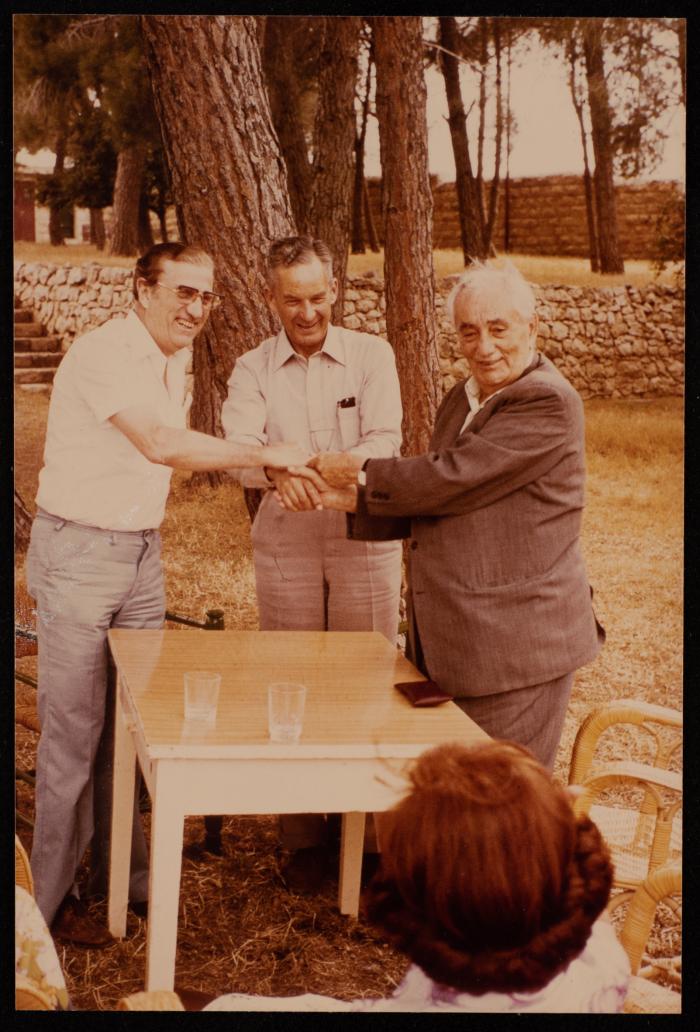 An Invitation Card Sent  to Musa al-Alami from the Arab-British Center, London, 13 July 1977
