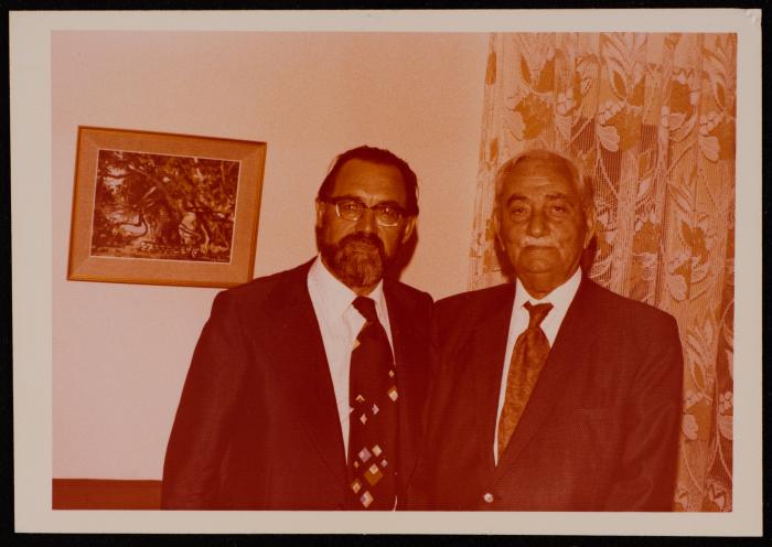 An Invitation Card Sent  to Musa al-Alami from the Arab-British Center, London, 13 July 1977
