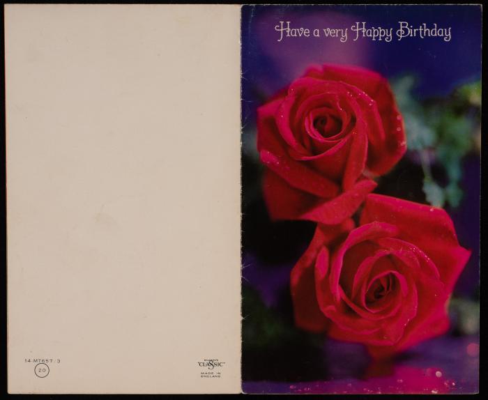 A Birthday Postcard from the al-Hussaini Family to Musa al-Alami