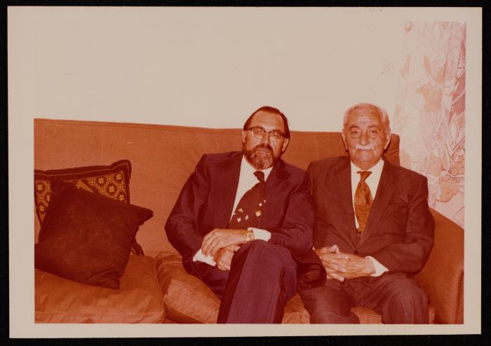 An Invitation Card Sent  to Musa al-Alami from the Arab-British Center, London, 13 July 1977