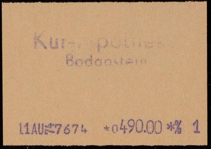 A Stamp of Badgastein Pharmacy, Austria, the 1970s