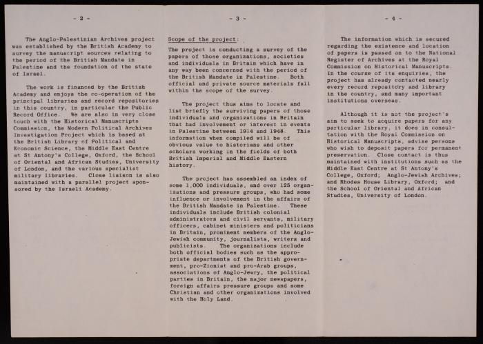 The Envelope of a Letter from Adam Court to Musa Alami, London, 19 December 1977