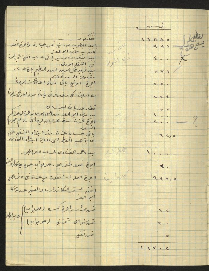 The Arab Development Society's Expenses Notebook