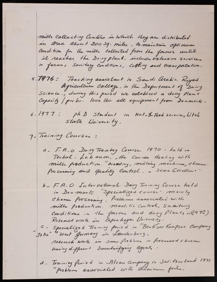 A Letter from I. Rayan to L. B. Bigler, (Logan- Utah), 15 December 1977