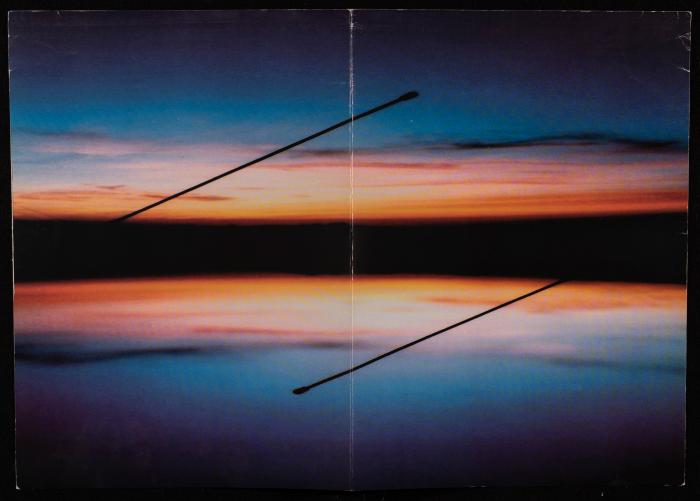 كُتيب عن معرض للفنانين أيمن الأزرق وأحمد المالكي وسامي شناعة