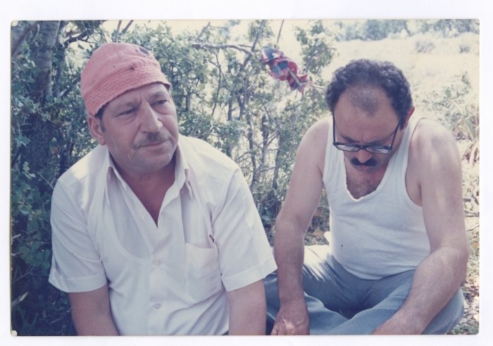 Ibrahim Shamshom with Fadel Jaradeh