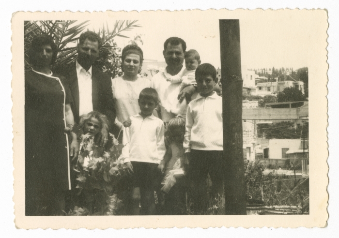 Photo of a Palestinian family