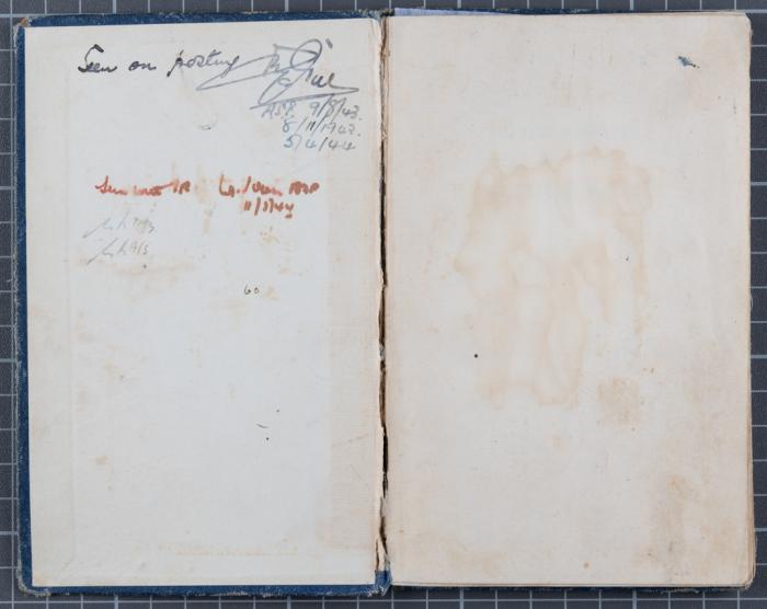 دفتر سجل خدمة لسعادة الجلاد، القدس، 1932