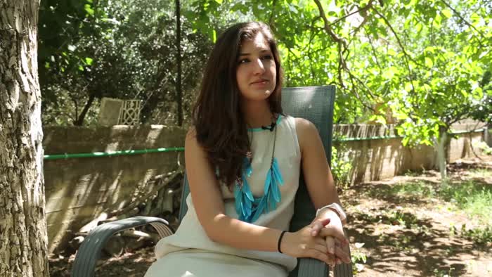  مقابلة منى عمري مع المتحف الفلسطيني ضمن معرض "أبداً لن أفارق"، 2013