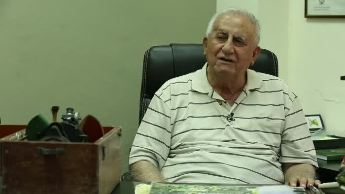  مقابلة أنيس السروجي مع المتحف الفلسطيني ضمن معرض "أبداً لن أفارق"، 2013