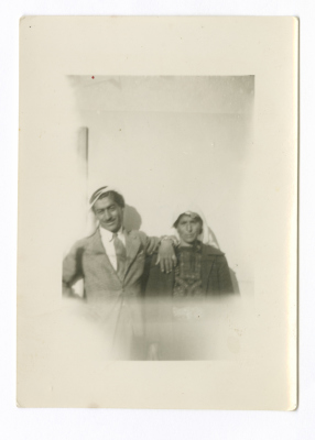 Old Zuhra Khwaiṣ "ʿubayd" with her Son ʿumar Issa ʿubayd
