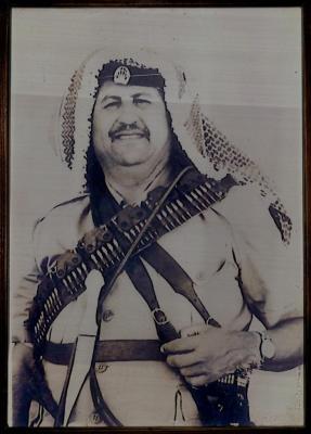 Saadeh al-Jallad During His Service in the Jordanian Badia Force 