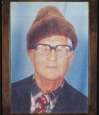 A Studio Portrait of Saadeh al-Jallad 