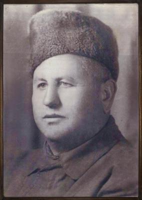 A Studio Portrait of Saadeh al-Jallad 