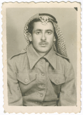 A Man from the National Guard in the Isawiya Area