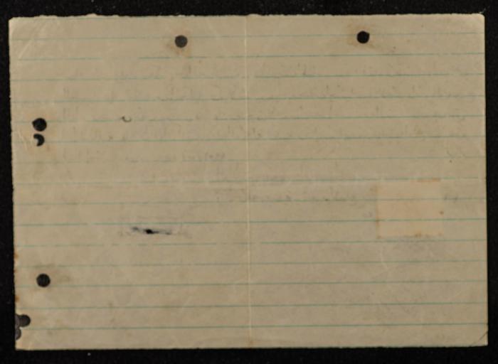 A Warrant for a Piece of Land