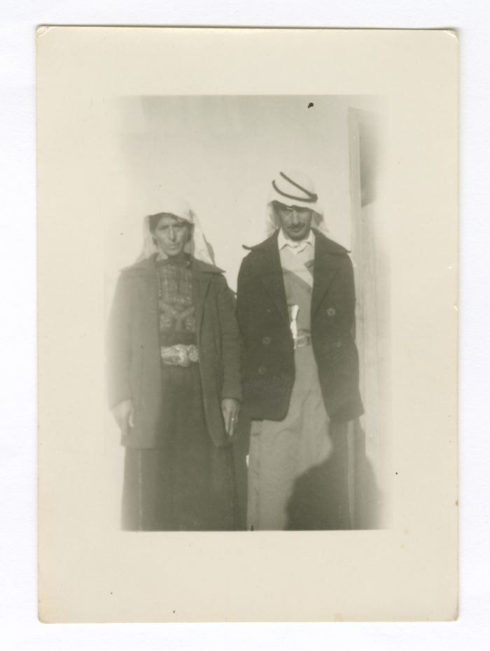 Mohammad Issa ʿubayd with his Mother Zuhra Khwaiṣ 