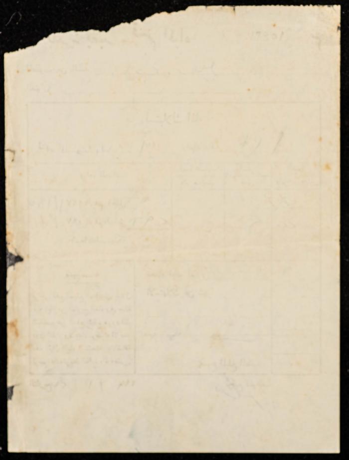 A Water Bill Invoice for Yaʿbad Municipality