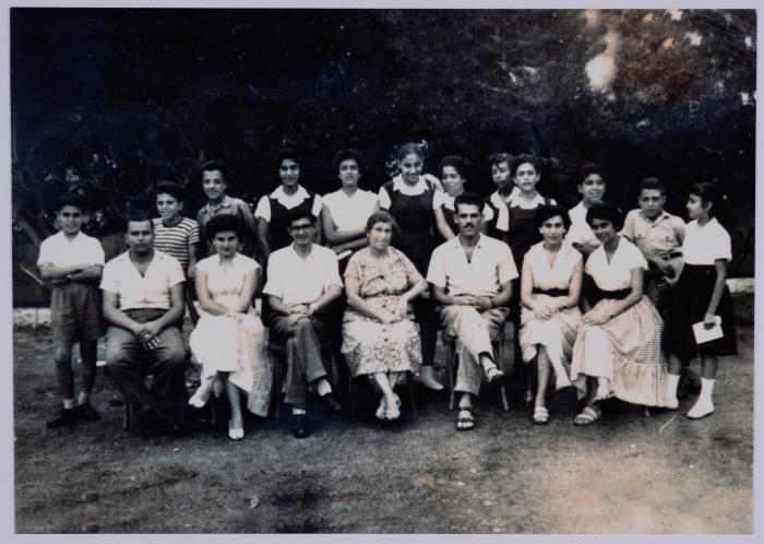 St. John's School Students and Teachers, Haifa, 1956