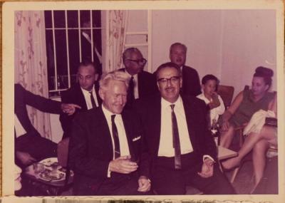Hanna Nakkarah with Communist Comrades, the 1970s