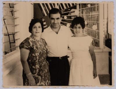 Naela Nakkarah with Her Mother and Cousin, Cyprus, 1961