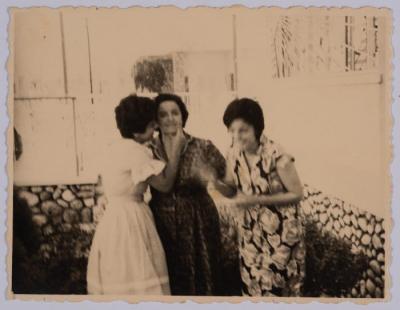 Naela Nakkarah, Her Aunt Salma and Daughter Adlai, 1961