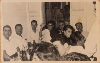 Hanna Nakkarah at a Celebration of the Communist Party, Haifa, 1959 