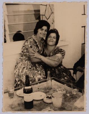 Alice Nakkarah and Her Niece, Istanbul, 1964